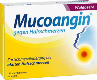 MUCOANGIN Waldbeere 20 mg Lutschtabletten